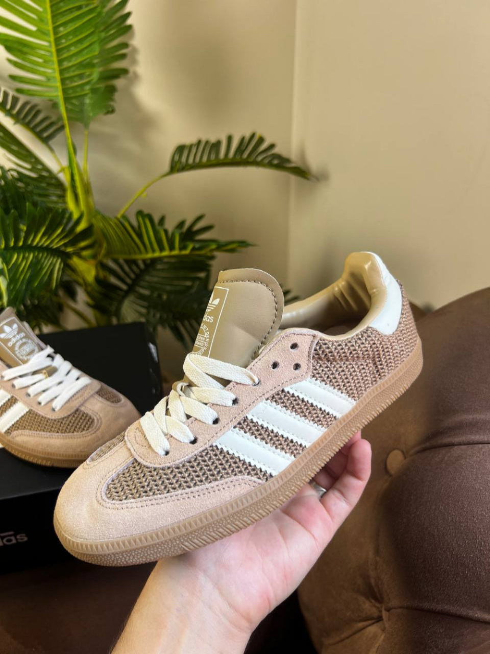 Beige Women Samba